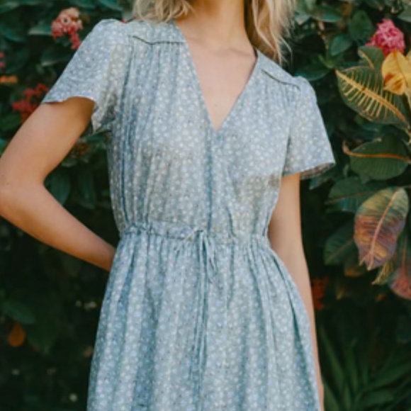 Christy Dawn, Dawn Dress. Verte Tulips - Picture 1 of 5